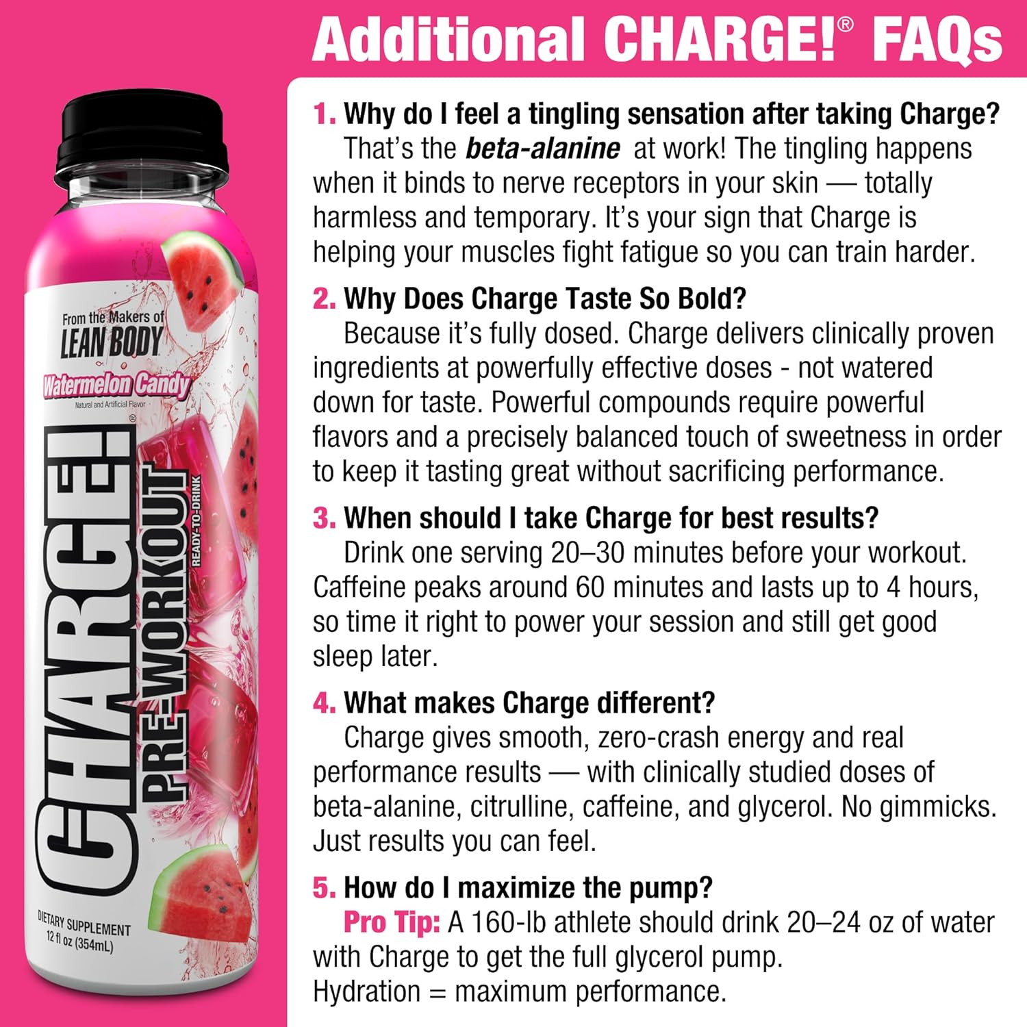 Charge! Pre-Workout Ready-to-Drink