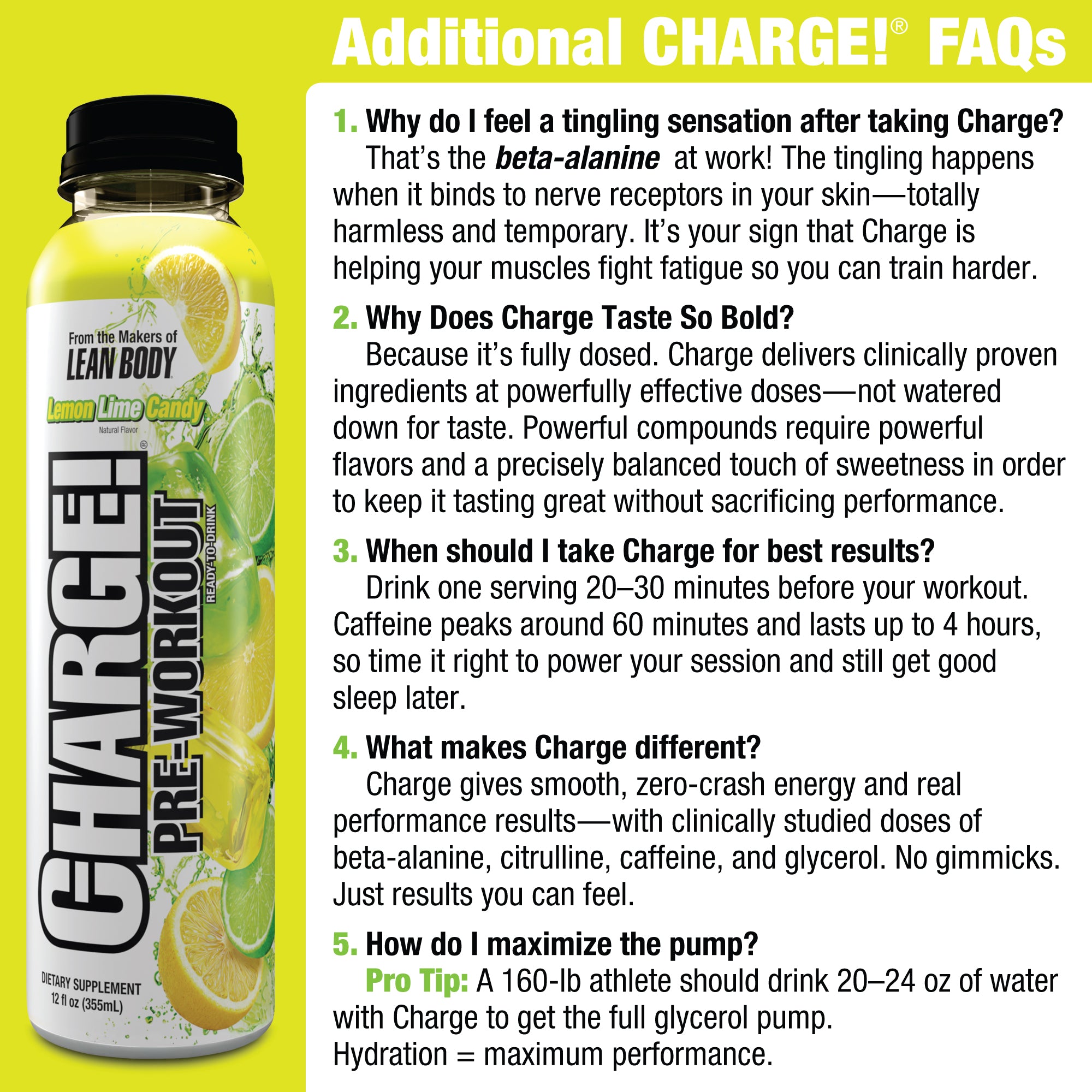 Charge! Pre-Workout Ready-to-Drink