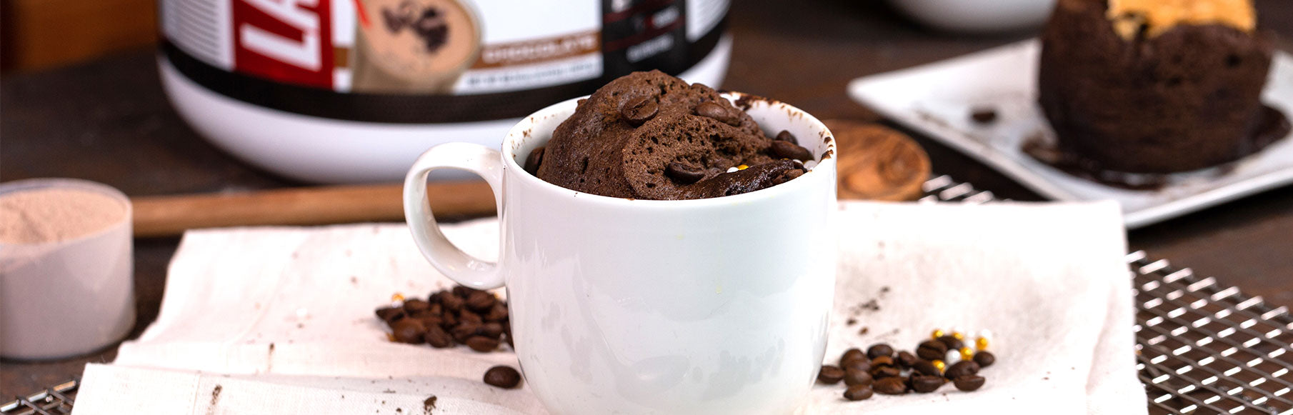 Low Carb Cold Brew Protein Mug Cake