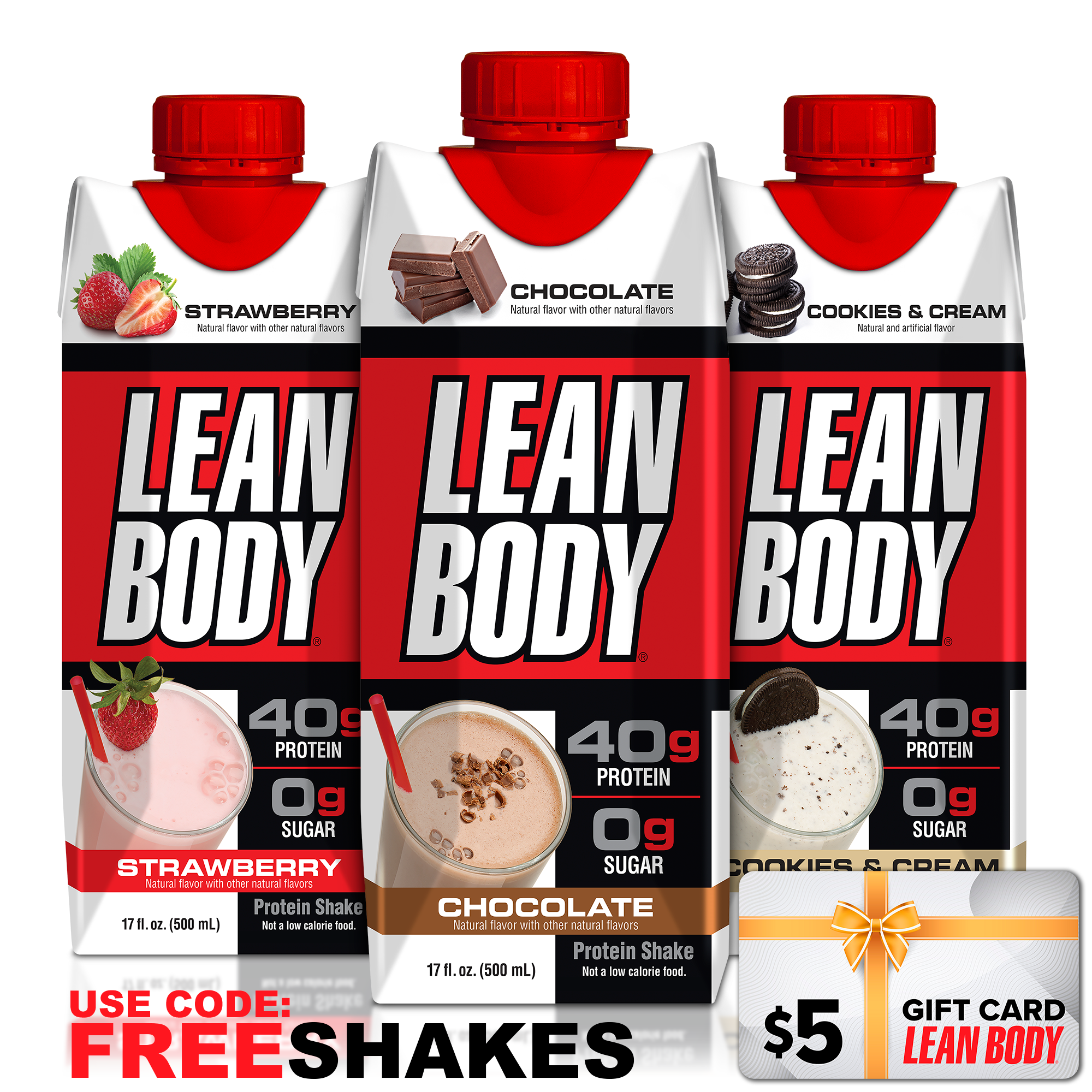 LEAN BODY Triple Pack FREE + Shipping