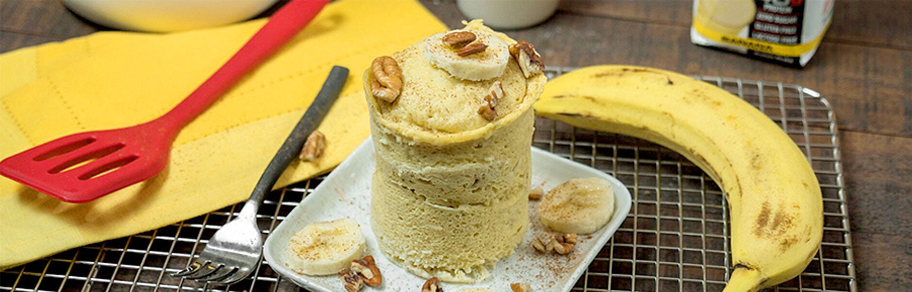 Sweet & Easy Banana Bread Protein Mug Cake