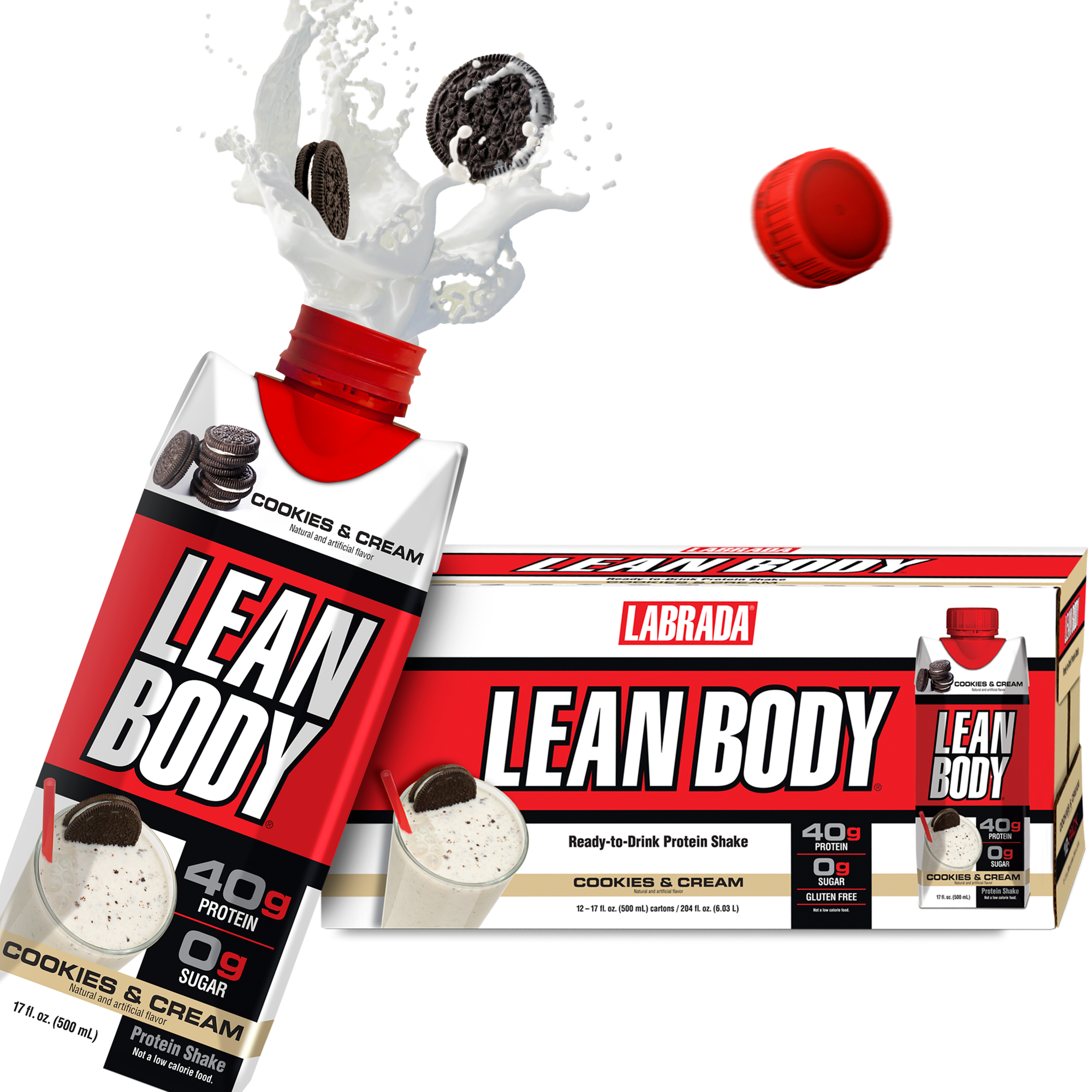 Lean Body Ready-to-Drink Protein Shake (17oz) 12 Pack