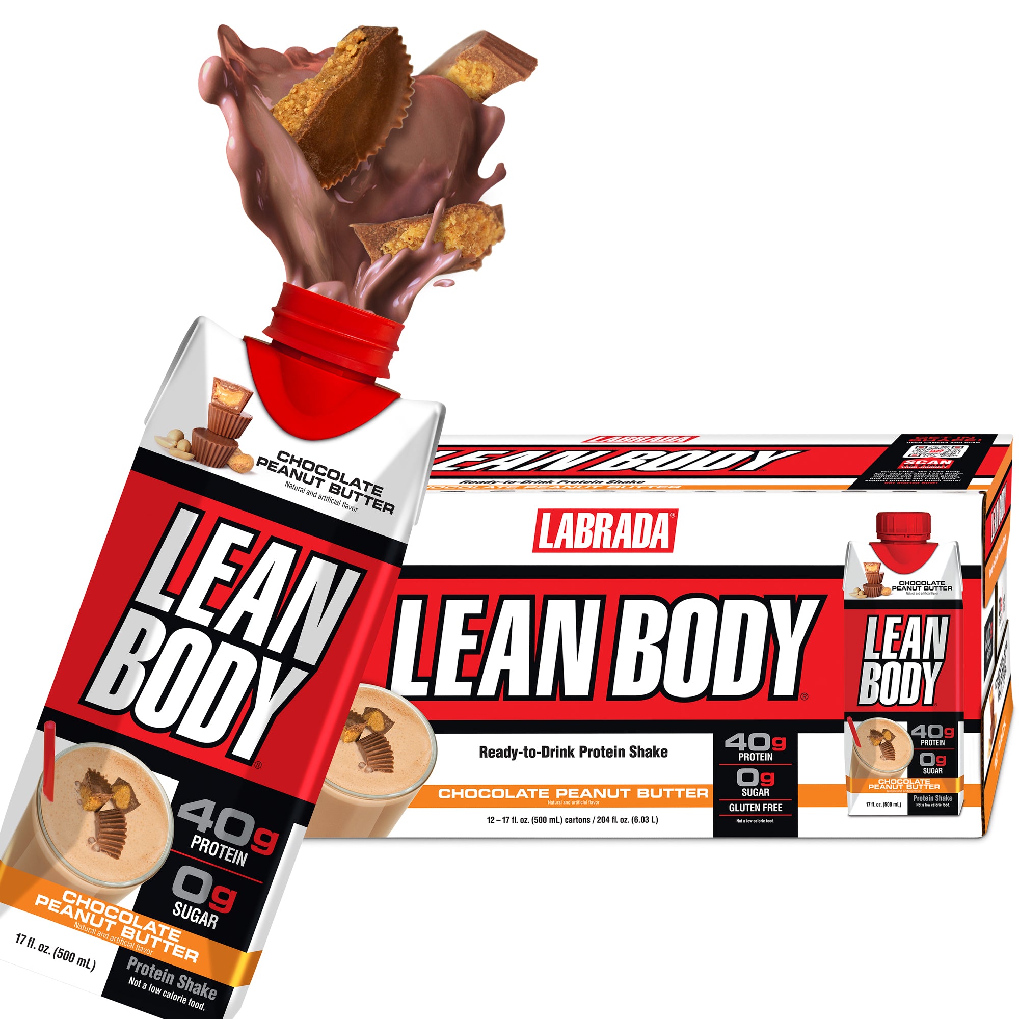 Lean Body Ready-to-Drink Protein Shake (17oz) 12 Pack - S&S