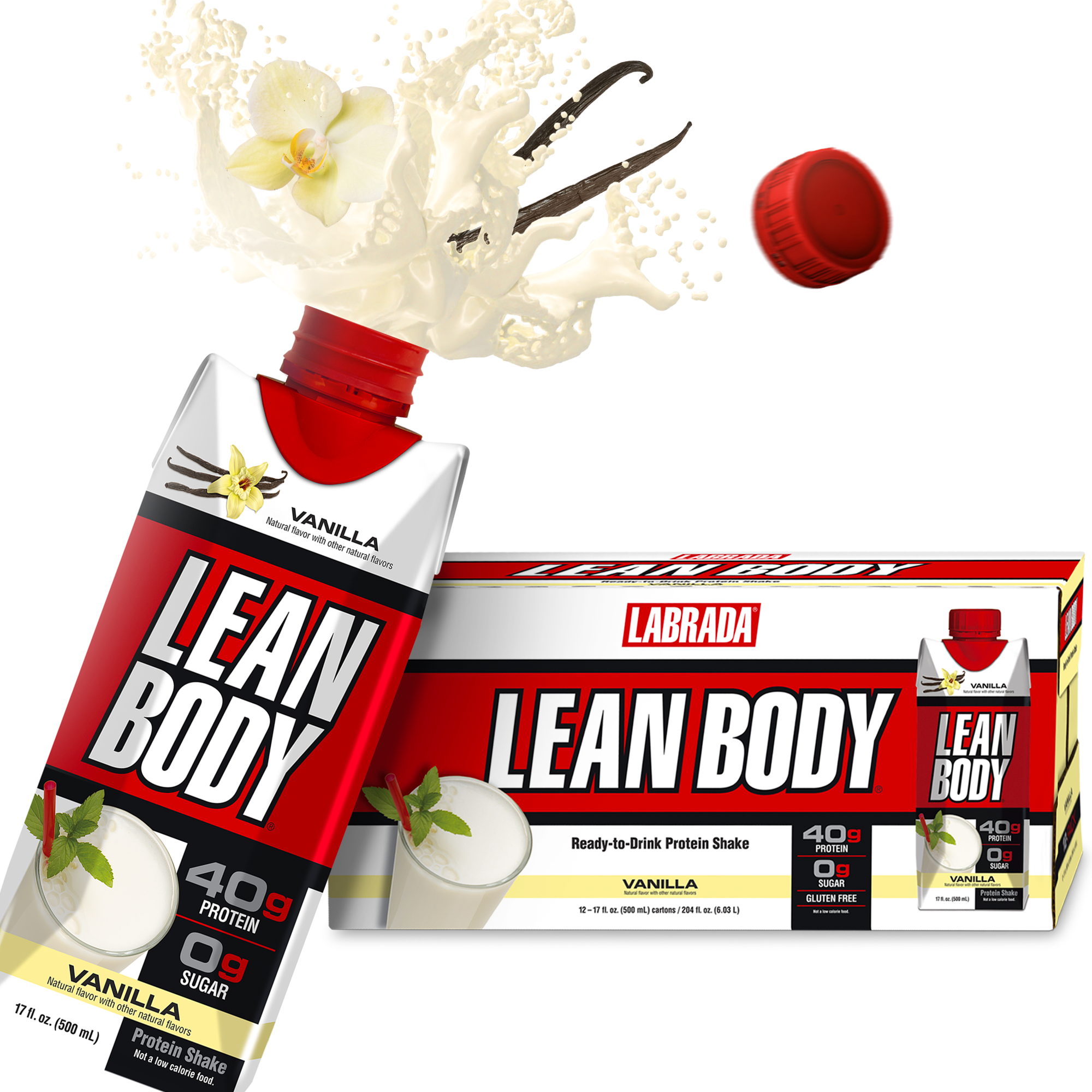 Lean Body Ready-to-Drink Protein Shake (17oz) 12 Pack