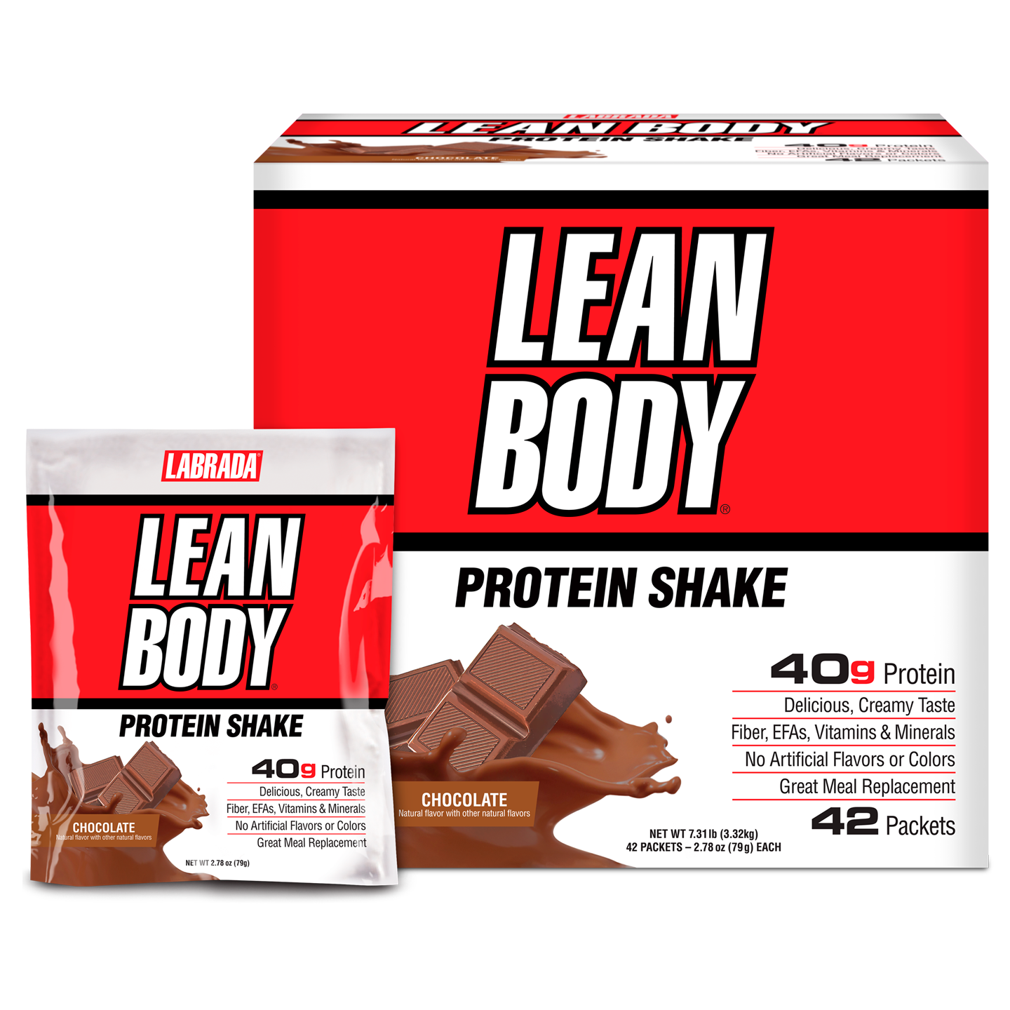 Lean Body All-in-One Protein Shake Packets