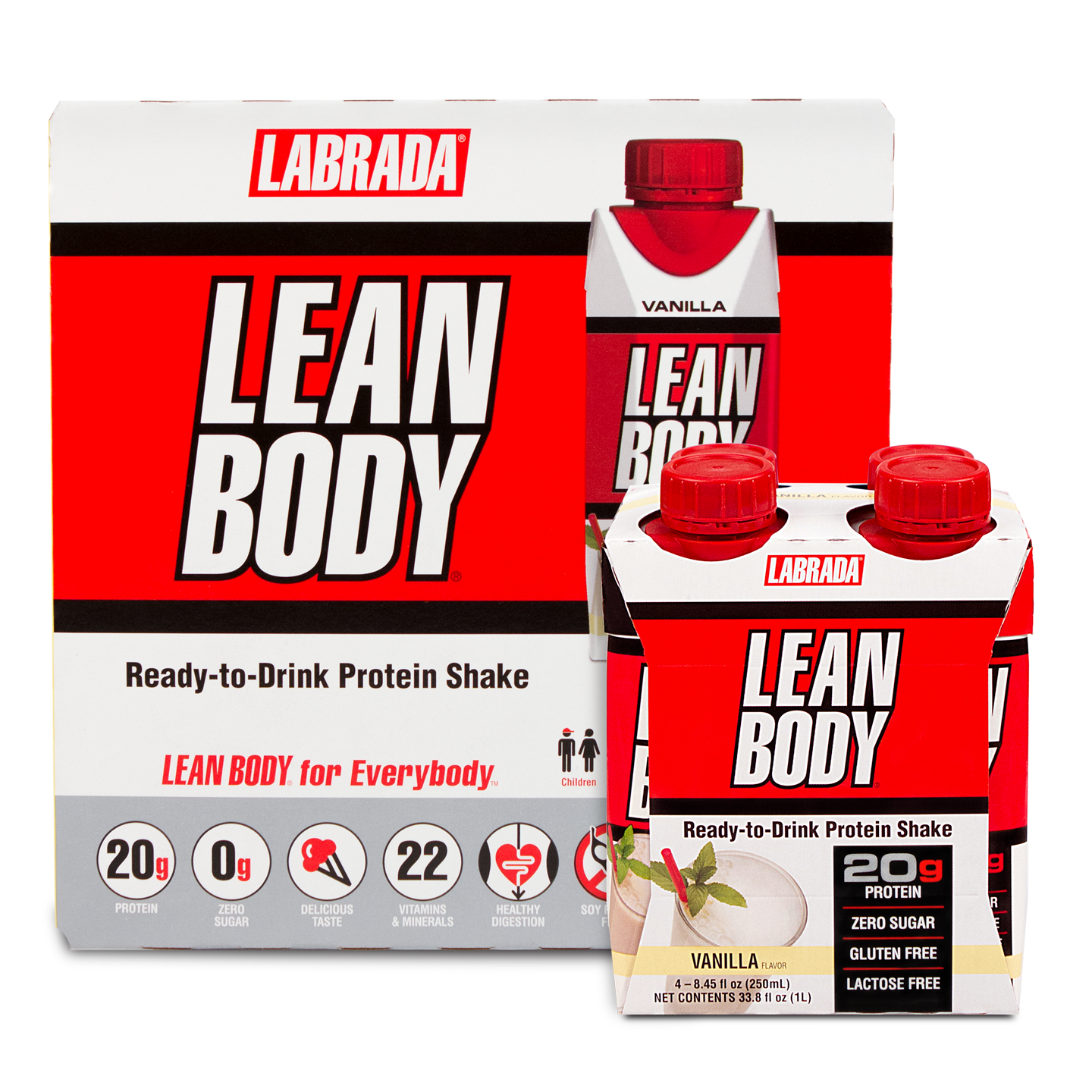 Lean Body Ready-to-Drink Protein Shake (8.45oz) 16 Pack