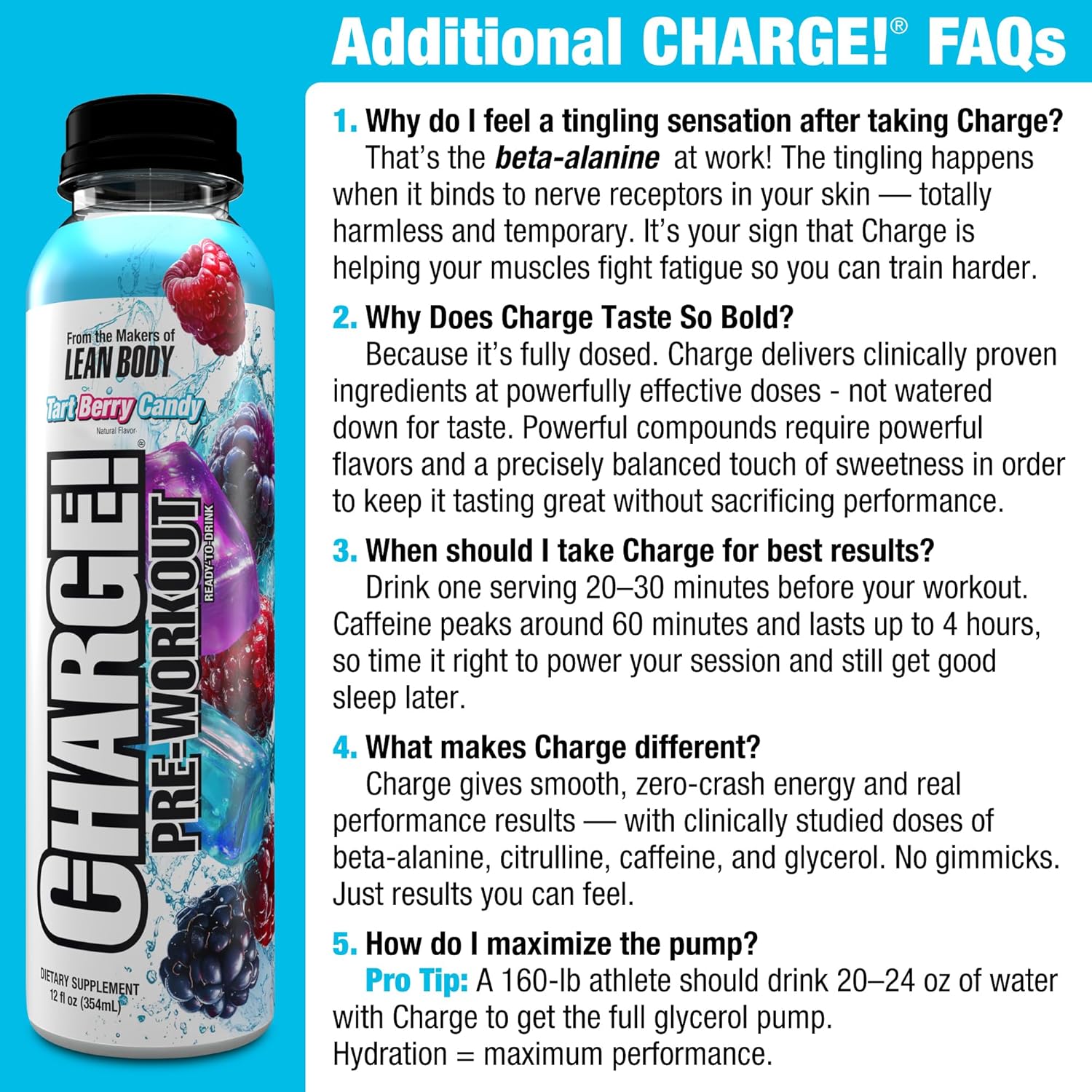 Charge! Pre-Workout Ready-to-Drink