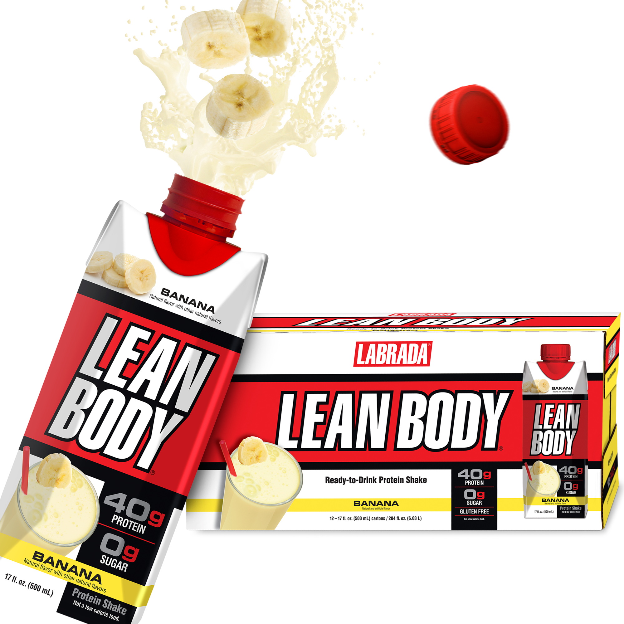 Lean Body Ready-to-Drink Protein Shakes (17oz) 12 Pack