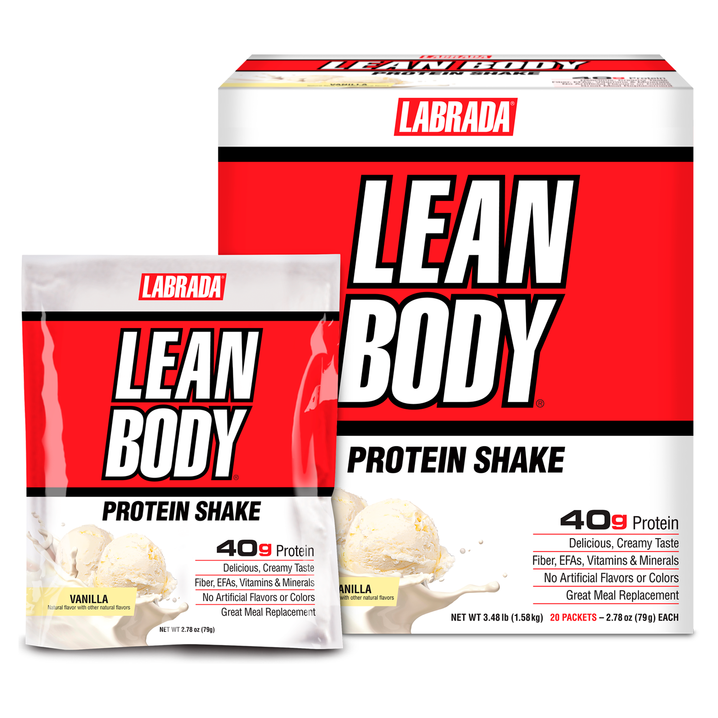 Lean Body All-in-One Protein Shake Packets